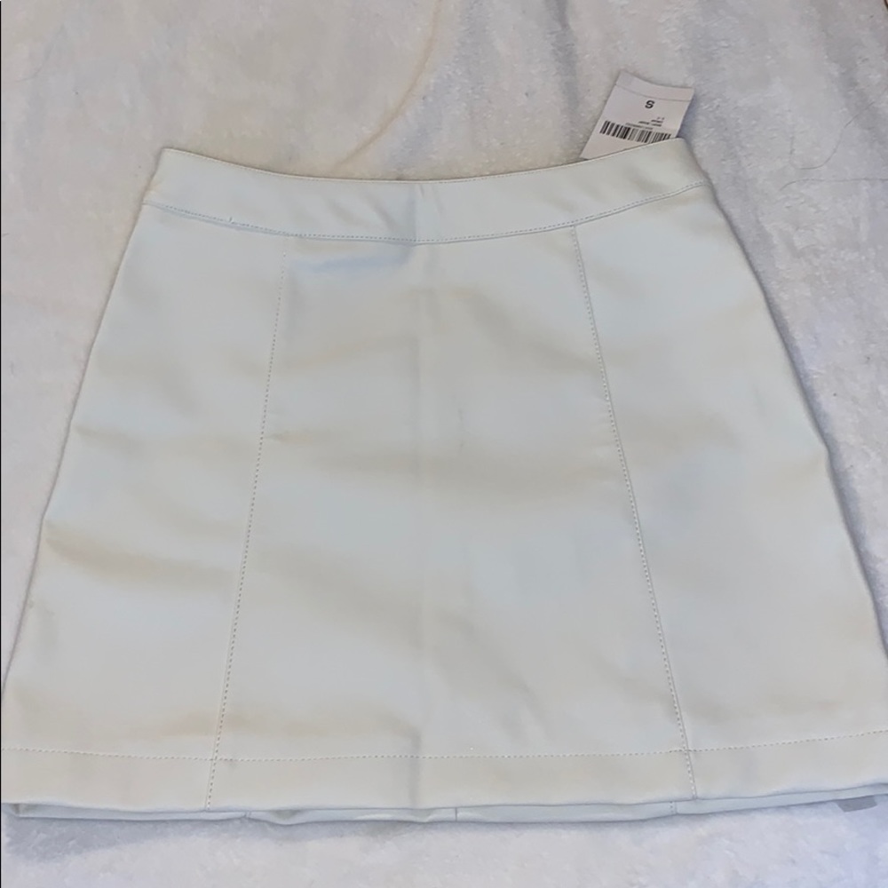 Faux Leather Skirt